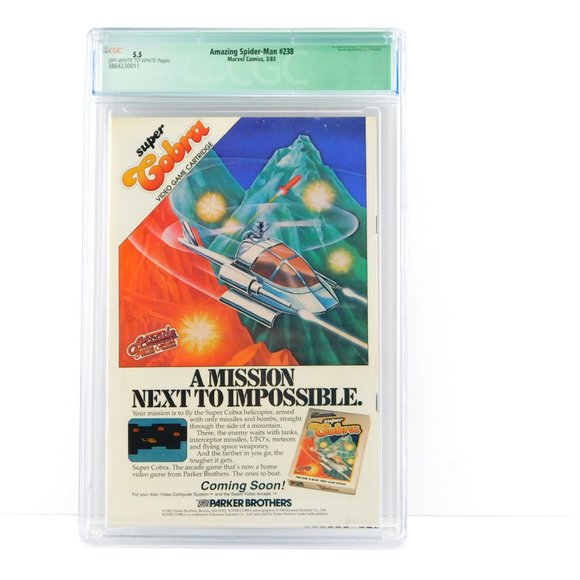 AMAZING SPIDERMAN 238 CGC 5.5 White Pages HOBGOBLIN - Picture 2 of 2